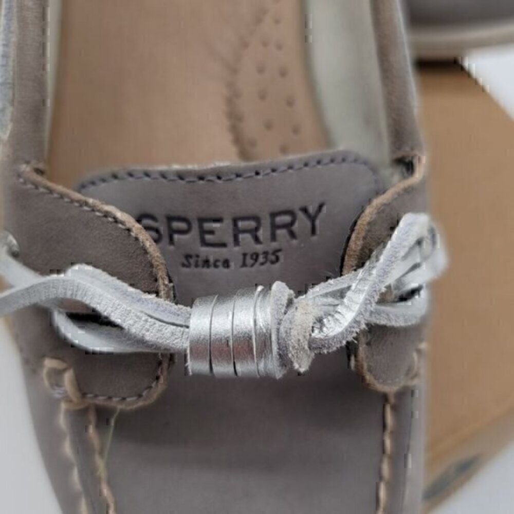 Sperry Barrelfish Lt. Grey size 5M - Picture 3 of 8